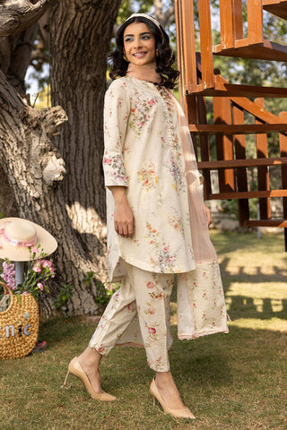 FARIDA HASAN ‘PICNIC BASICS’25 | PEACH PETAL SET