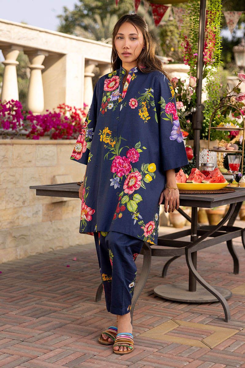 FARIDA HASAN ‘PICNIC BASICS’25 | DUSKY FLORAL SET