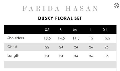 FARIDA HASAN ‘PICNIC BASICS’25 | CITRUS BLOOM