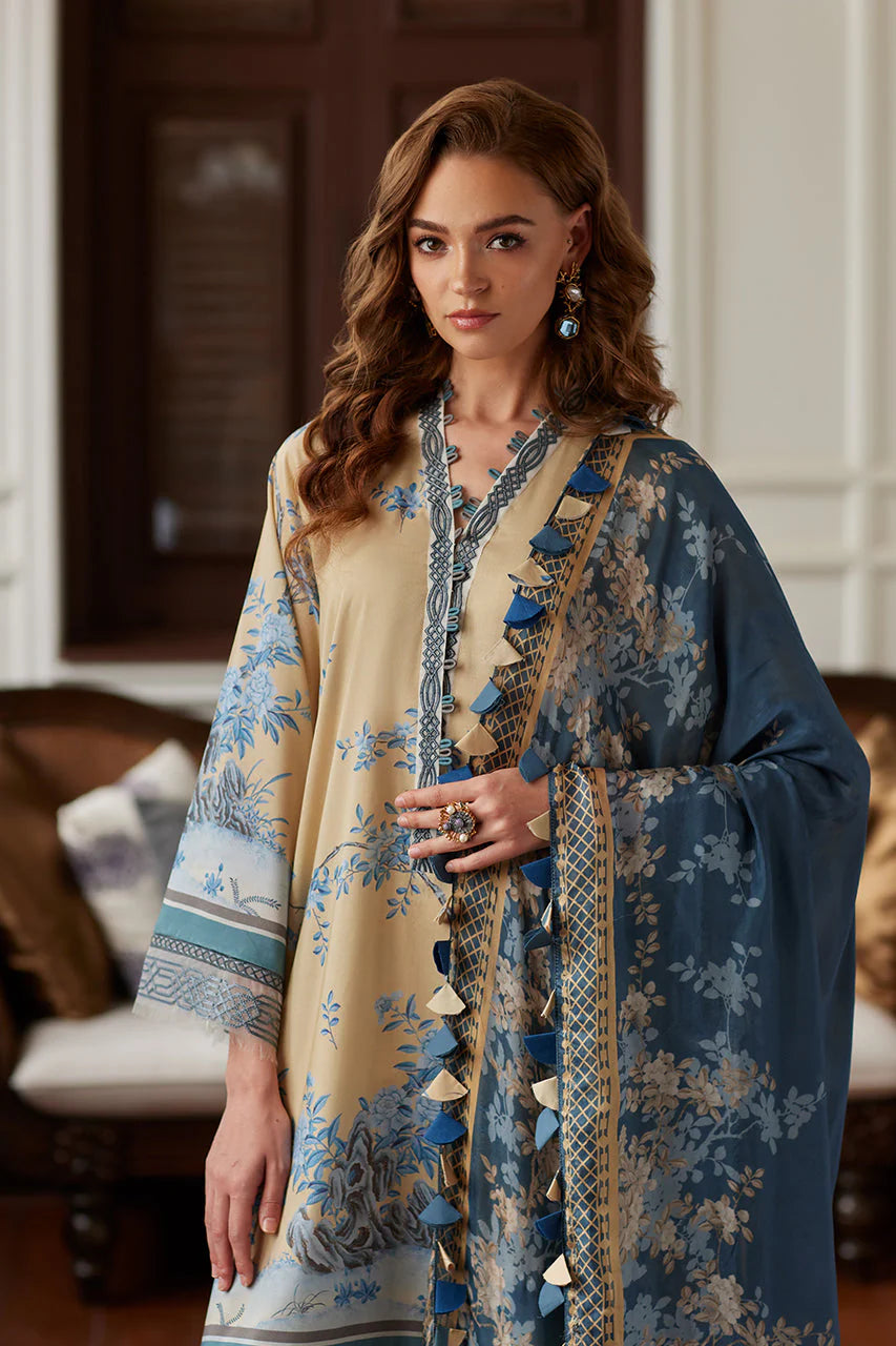 NIDA AZWER LUXURY LAWN’25 | SERENE TAPESTRY