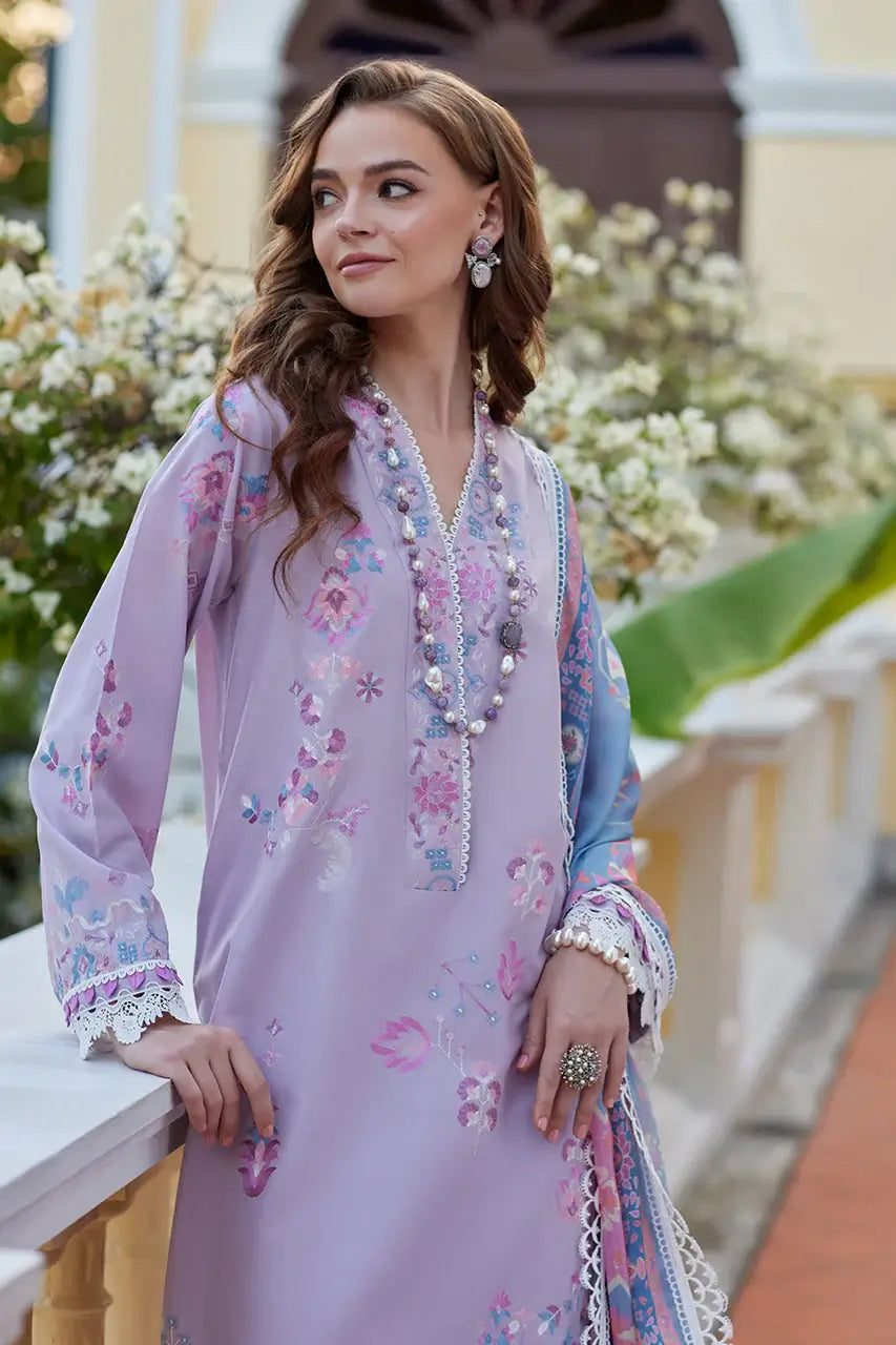 NIDA AZWER LUXURY LAWN’25 | SUZANI BLISS