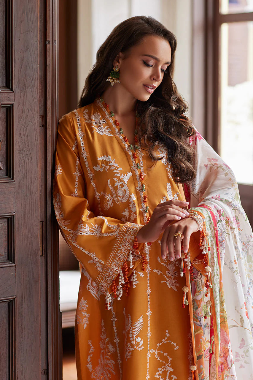 NIDA AZWER LUXURY LAWN’25 | FLORAL FIZZ