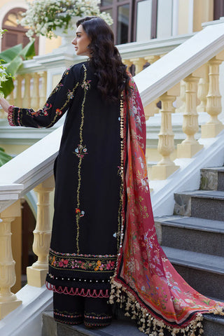 NIDA AZWER LUXURY LAWN’25 | ENCHANTED NOIR