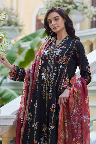 NIDA AZWER LUXURY LAWN’25 | ENCHANTED NOIR