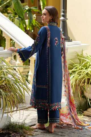 NIDA AZWER LUXURY LAWN’25 | SAPPHIRE SUZANI