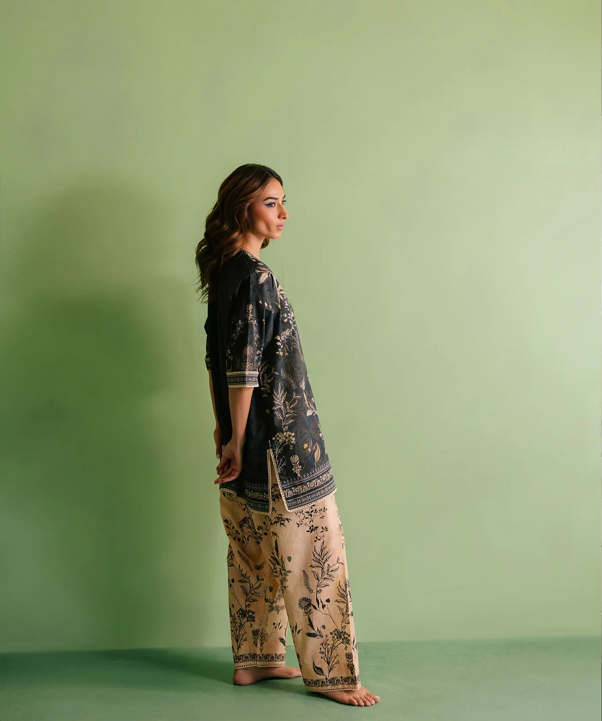 STUDIO MEHR LAWN PRET’25 | MALAGA MATCHING SET