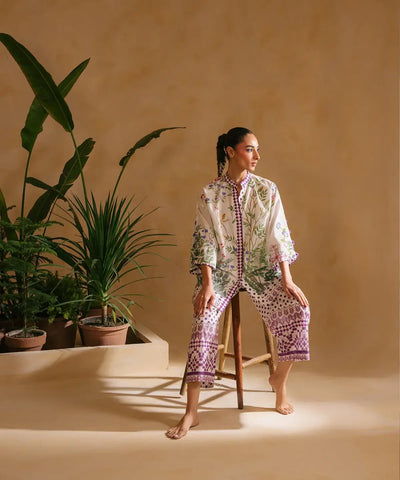 STUDIO MEHR LAWN PRET’25 | SEASIDE VIOLET MATCHING SET