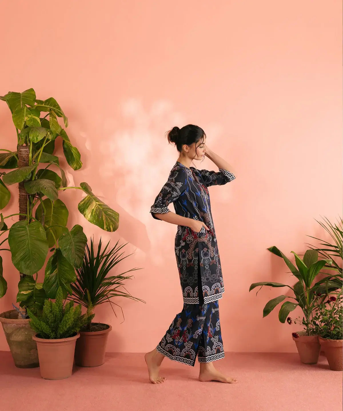STUDIO MEHR LAWN PRET’25 | LACY MATCHING SET