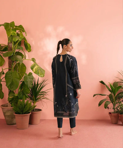 STUDIO MEHR LAWN PRET’25 | MIDNIGHT VINE MATCHING SET
