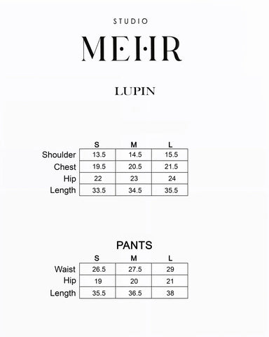 STUDIO MEHR LAWN PRET’25 | LUPIN MATCHING SET