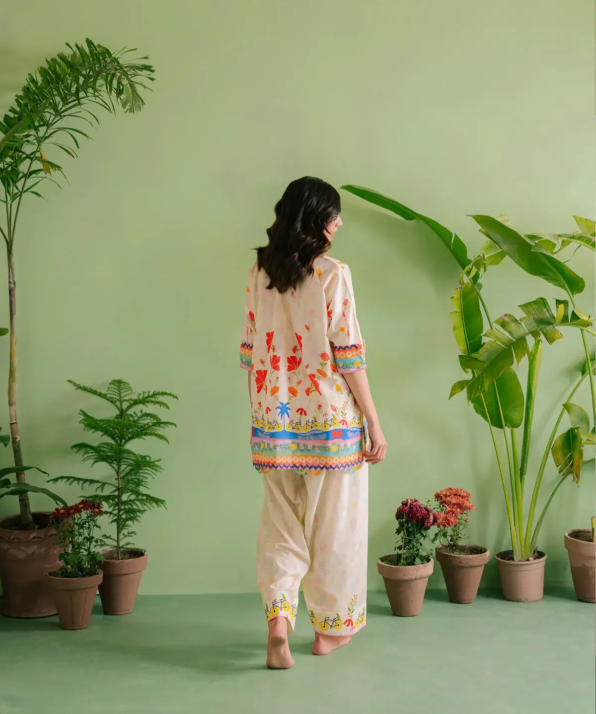 STUDIO MEHR LAWN PRET’25 | SERA MATCHING SET