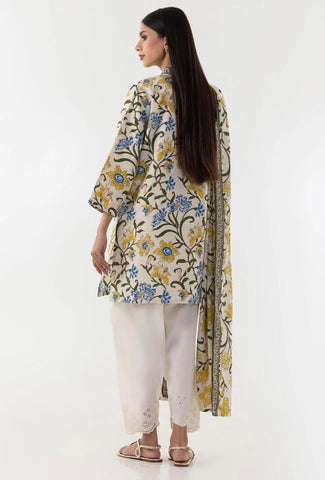 SANA SAFINAZ CASUAL PRET | STITCHED MULTI PRINTED SHIRT + DUPATTA