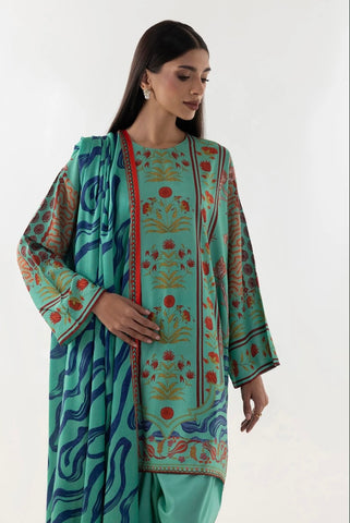 SANA SAFINAZ CASUAL PRET | STITCHED MULTI PRINTED SHIRT + SHALWAR + DUPATTA