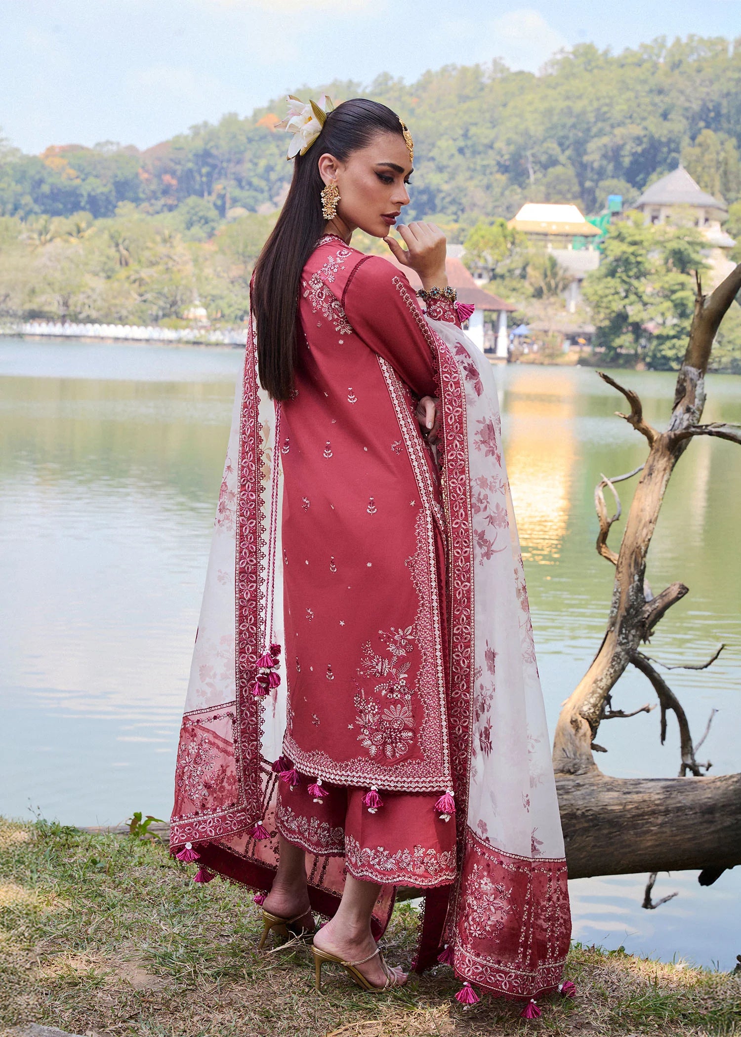 HUSSAIN REHAR LUXURY LAWN’25 | FLARE