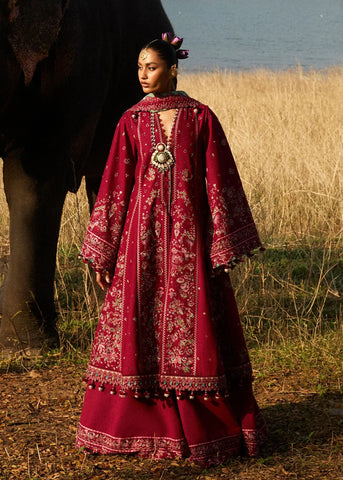 HUSSAIN REHAR LUXURY LAWN’25 | MAHOGANY