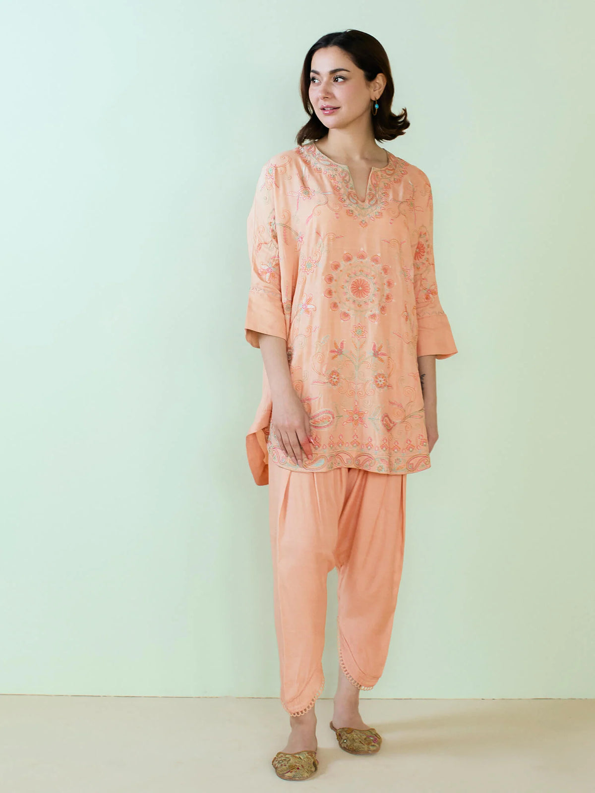 MISHKAA BY MISHA LAKHANI RTW’25 | 2PC EMBROIDERED SET