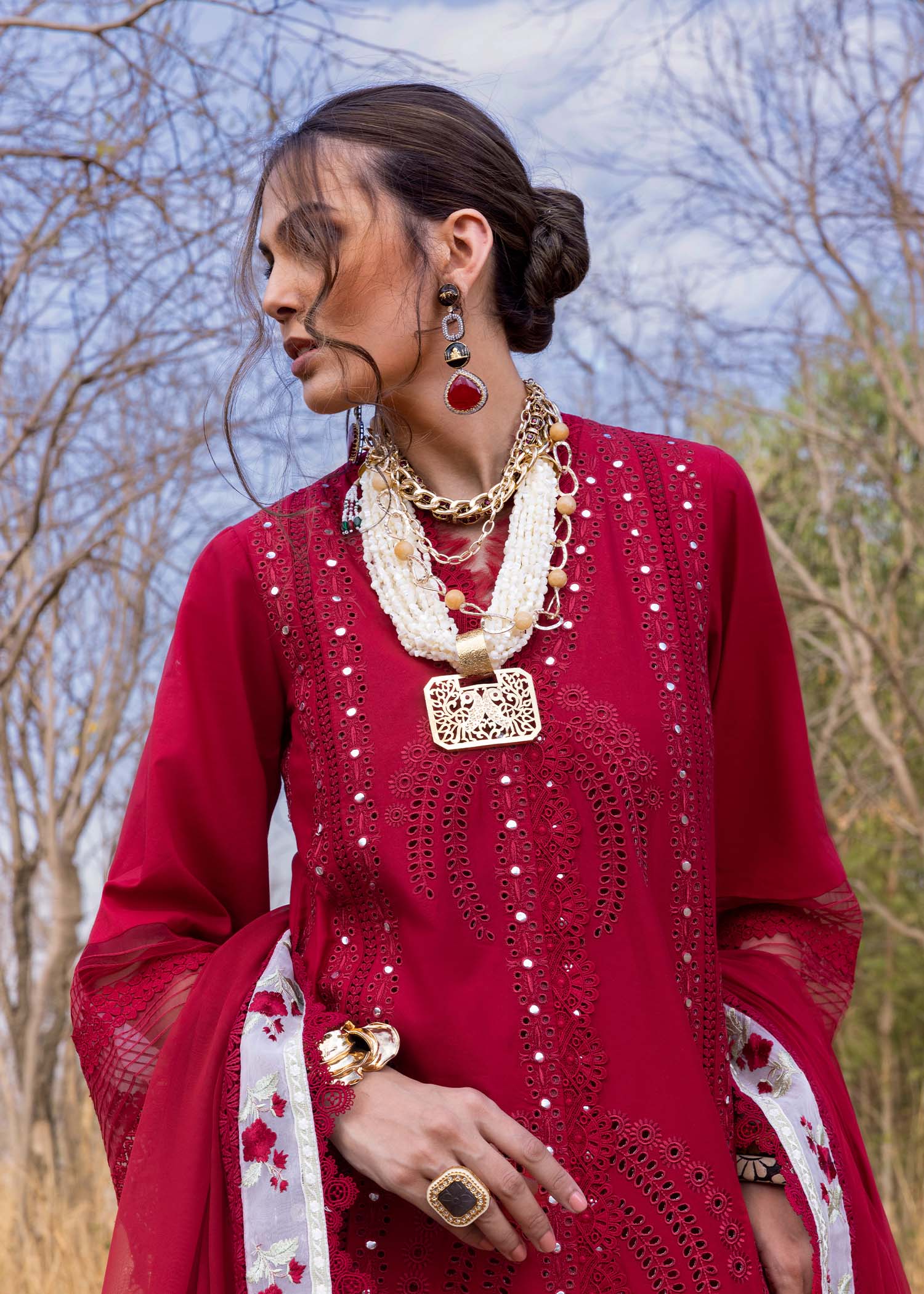 SAIRA SHAKIRA UNSTITCHED LAWN’25 | SHAMS A