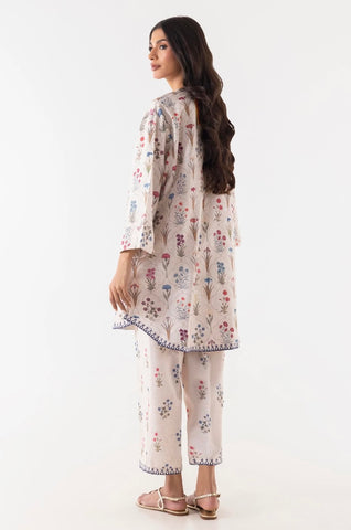 SANA SAFINAZ CASUAL PRET’25 | STITCHED MULTI PRINTED SHIRT & CULOTTE