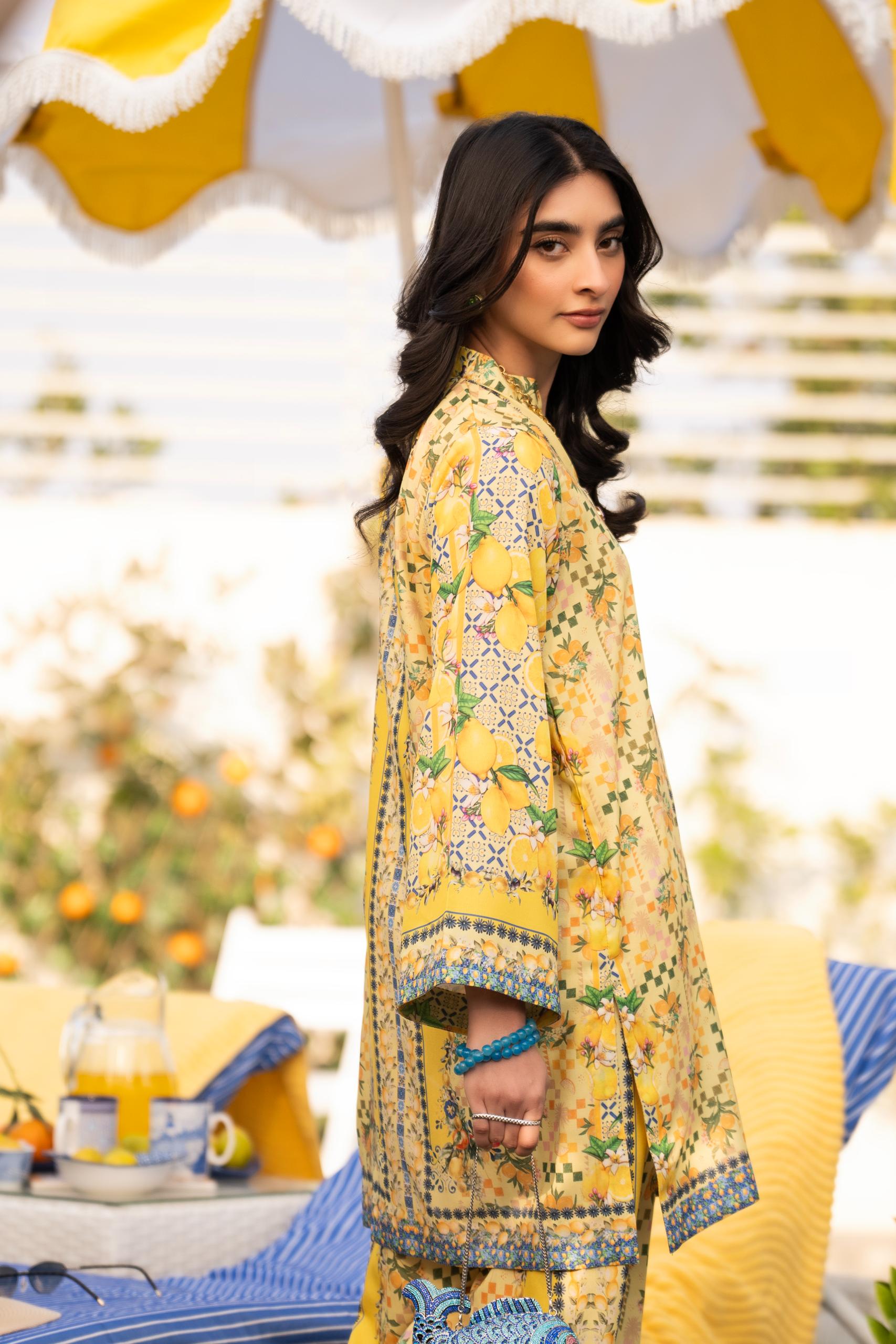 MISAAL BY AYESHA SOMAYA LAWN EID EDIT’25 | CITRUS KISS