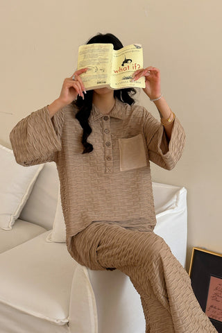 HASSAL SPRING SUMMER’25 | MALLORCA TEXTURED SUIT