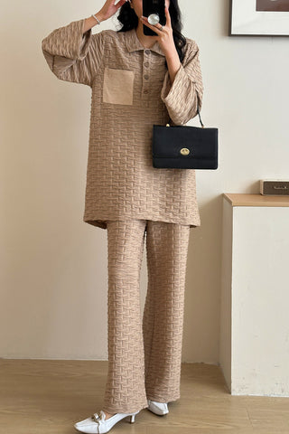 HASSAL SPRING SUMMER’25 | MALLORCA TEXTURED SUIT