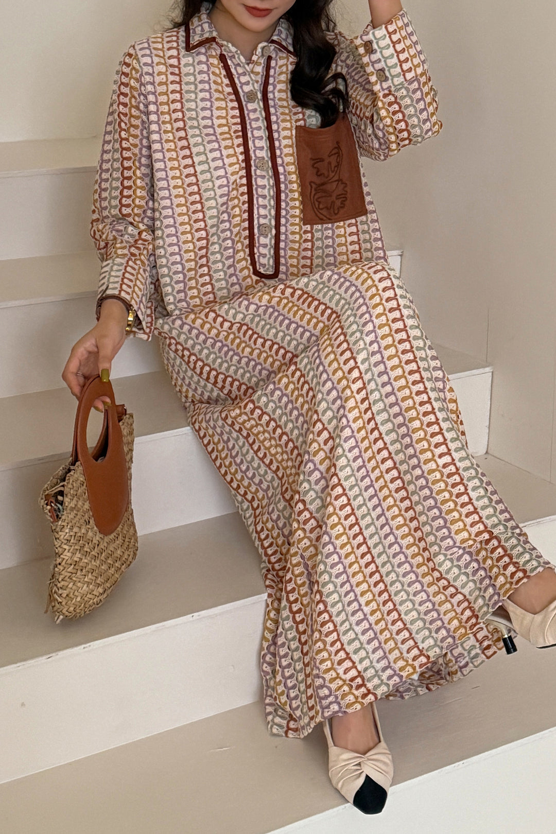 HASSAL SPRING SUMMER’25 | BODRUM MAXI CROCHET DRESS