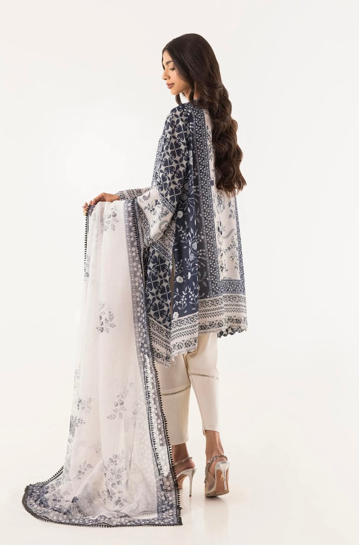 SANA SAFINAZ CASUAL PRET’25 | STITCHED CREPE SHIRT + DUPATTA