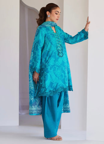 FARAH TALIB AZIZ ‘TARA LUXE SILK PRET’25 | LUNA GREEN SHIRT AND DUPATTA