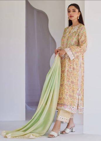 FARAH TALIB AZIZ ‘TARA LUXE SILK PRET’25 | LEORA OMBRÉ SHIRT & DUPATTA