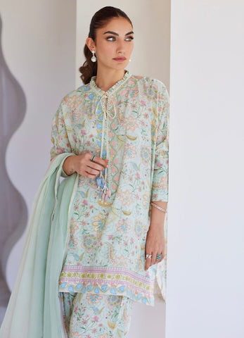 FARAH TALIB AZIZ ‘TARA LUXE SILK PRET’25 | CIRA PALE AQUA SET
