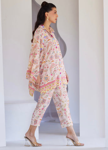 FARAH TALIB AZIZ ‘TARA LUXE SILK PRET’25 | AZIZAM BLUSH PINK SHIRT