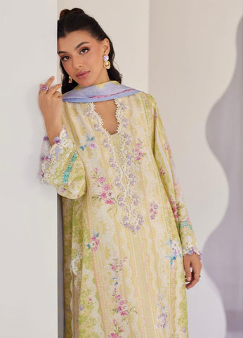 FARAH TALIB AZIZ ‘TARA LUXE SILK PRET’25 | ELOWYN KIWI SHIRT & DUPATTA