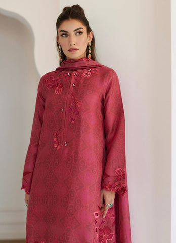 FARAH TALIB AZIZ ‘TARA LUXE SILK PRET’25 | SOLARA SCARLETT SHIRT & DUPATTA