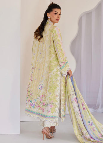 FARAH TALIB AZIZ ‘TARA LUXE SILK PRET’25 | ELOWYN KIWI SHIRT & DUPATTA