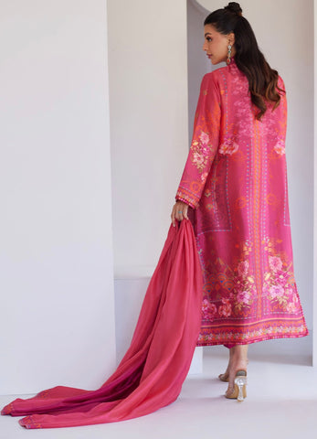 FARAH TALIB AZIZ ‘TARA LUXE SILK PRET’25 | ALIRA CRIMSON SHIRT & DUPATTA