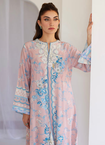 FARAH TALIB AZIZ ‘TARA LUXE SILK PRET’25 | PETAL PINK KAFTAN
