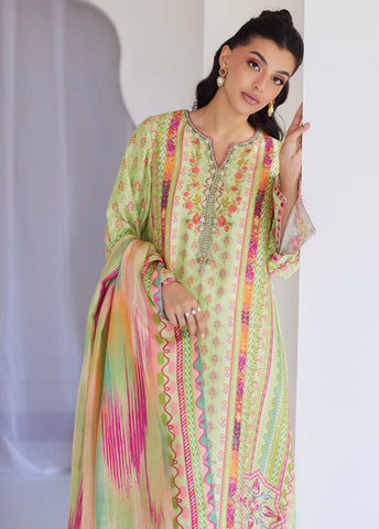 FARAH TALIB AZIZ ‘TARA LUXE SILK PRET’25 | VESPER KIWI SHIRT & DUPATTA