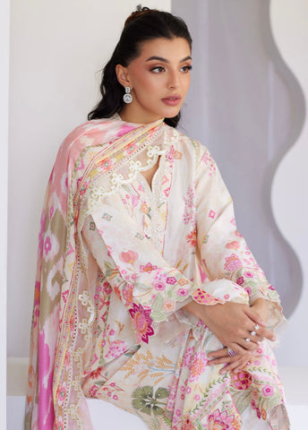 FARAH TALIB AZIZ ‘TARA LUXE SILK PRET’25 | FAYE IVORY SHIRT & DUPATTA