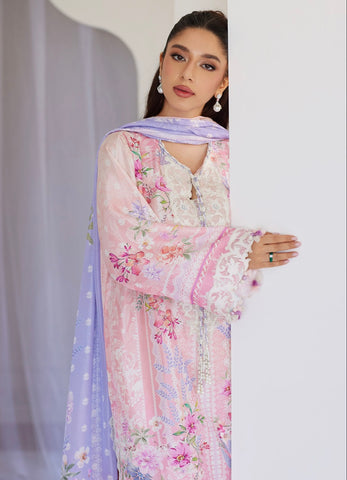 FARAH TALIB AZIZ ‘TARA LUXE SILK PRET’25 | ODDIE PINK SHIRT & DUPATTA