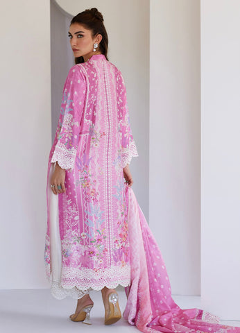 New FARAH TALIB AZIZ ‘TARA LUXE SILK PRET’25 | LYRA PINK SHIRT & DUPATTA