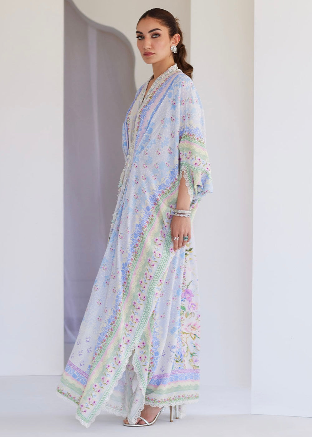 FARAH TALIB AZIZ ‘TARA LUXE SILK PRET’25 | ZERIN CREPE KAFTAN