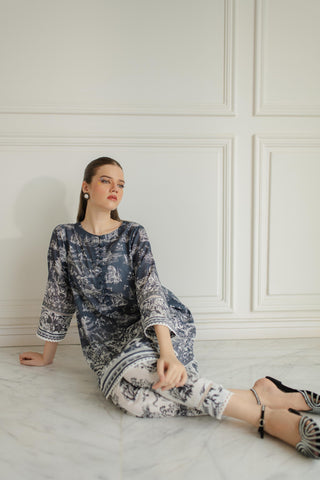 MISAAL BY AYESHA SOMAYA ‘BLOOM LAWN PRET’ | LUNA