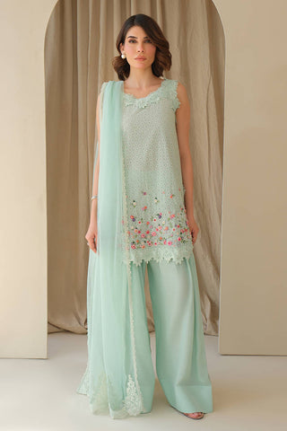 FARIDA HASAN ‘JUNE BLOOM’25 | AQUA JUNE WITH DUPATTA AND SHALWAR