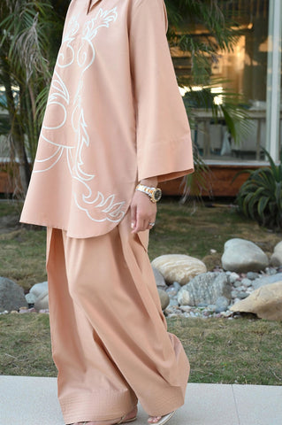 LA PRET RTW’25 | FARRA PEACH SET