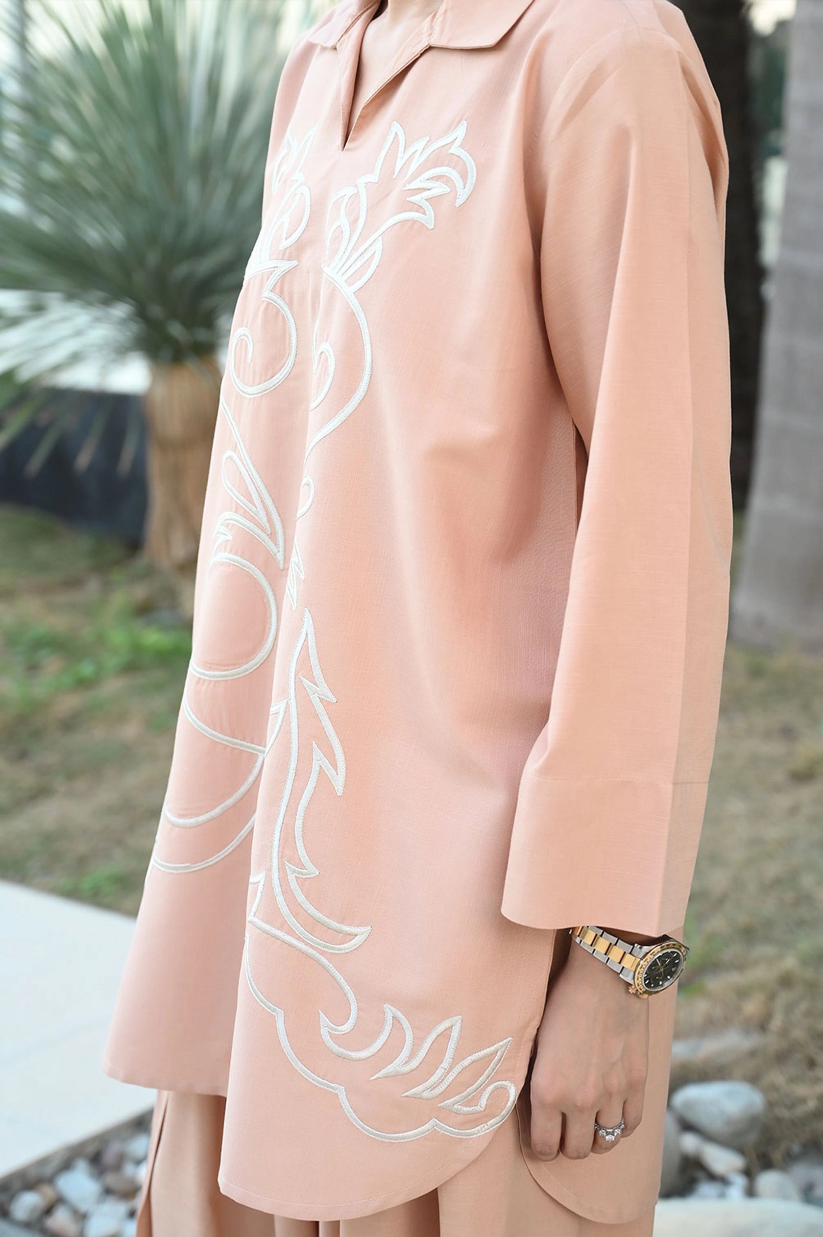LA PRET RTW’25 | FARRA PEACH SET