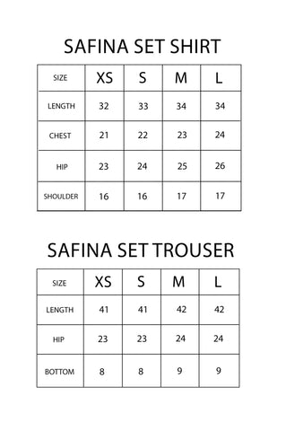 LA PRET EMBROIDERED PRET'26 | SAFINA SET