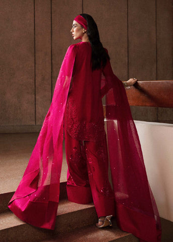 HUSSAIN REHAR LUXURY PRET EID'24 | CERISE