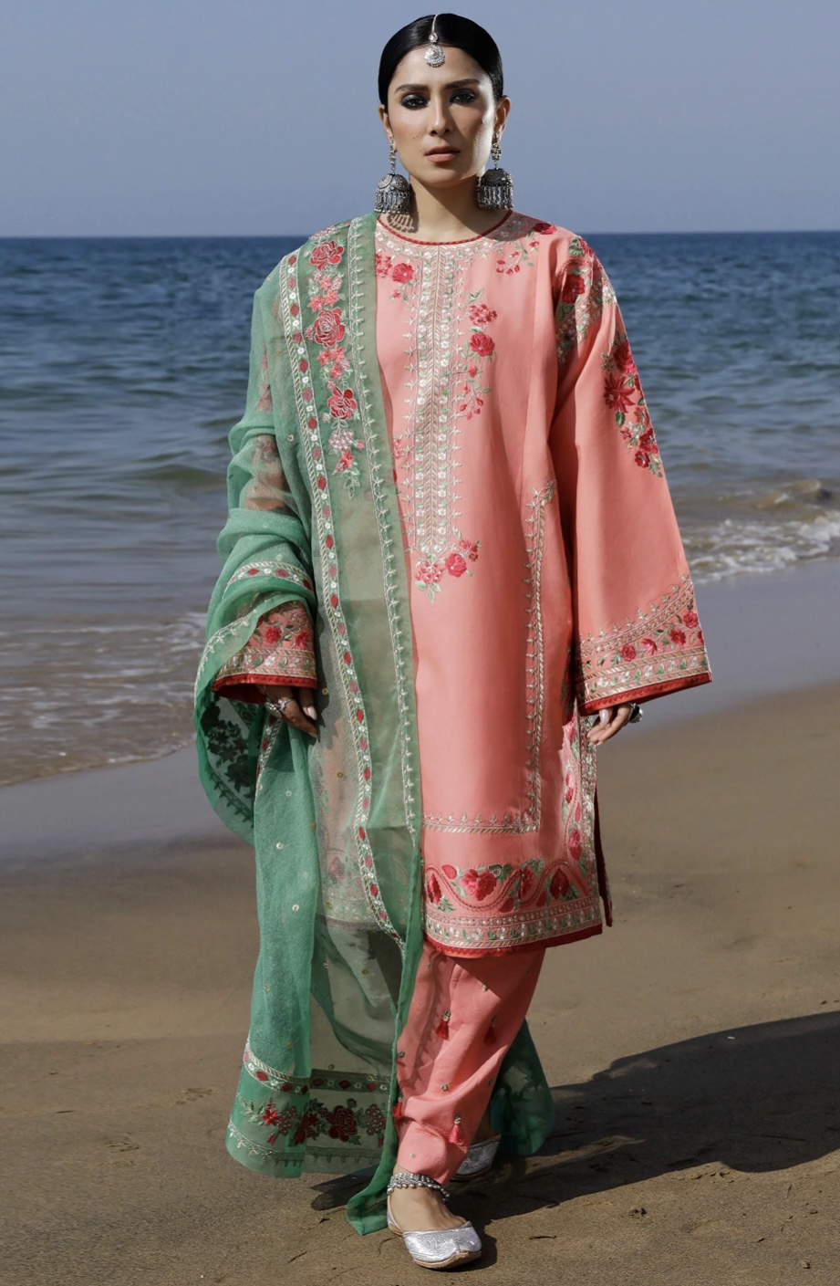 ZARA SHAHJAHAN UNSTITCHED LAWN’24 | JIYA 6A – Embellishedkurtas