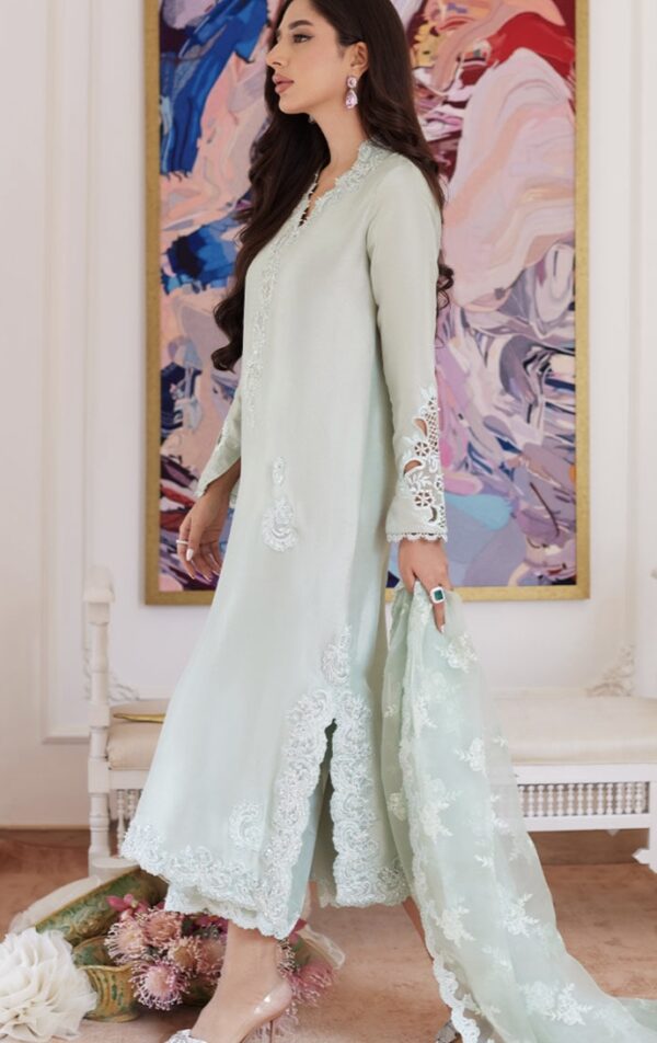 FARAH TALIB AZIZ LUXE PRET’24 | LIARA PISTACHIO EMBROIDERED SET ...