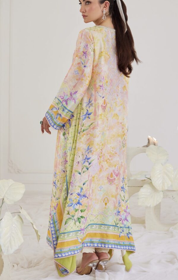 FARAH TALIB AZIZ LUXE SILK PRET’24 | BLANCA SILK KAFTAN – embellishedkurtas